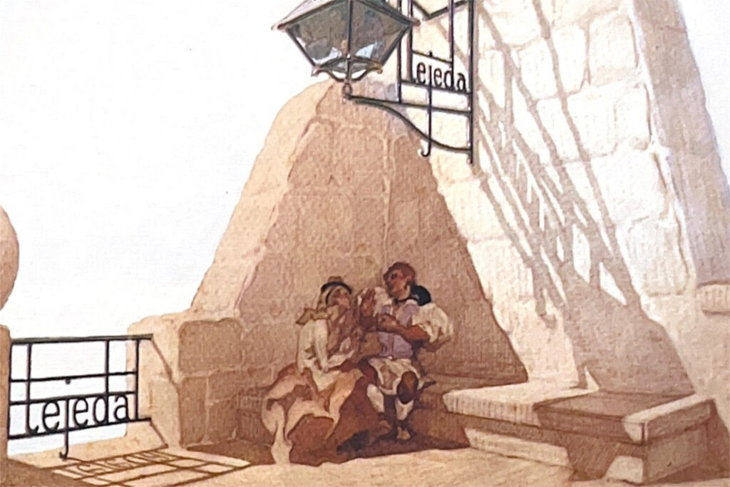 Detalle ilustración de Néstor Martín Fernández de la Torre